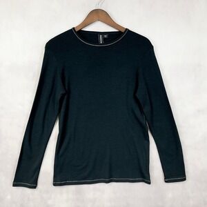 Zaggora Womens Merino Wool Long Sleeve Top Size 10 Outdoor Hiking Base Layer